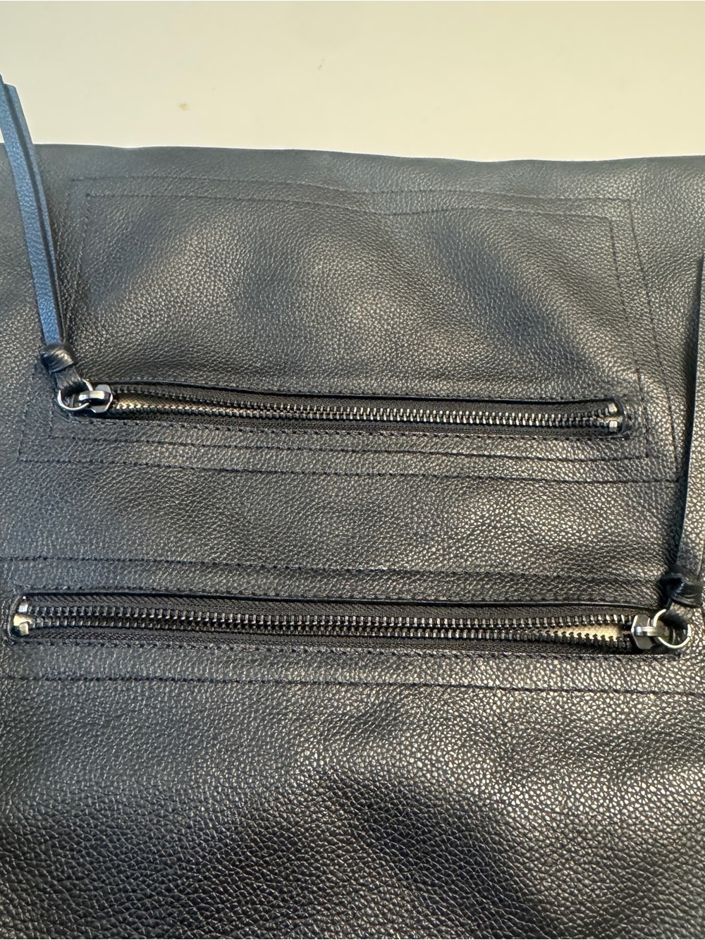Authentic Botkier Chelsea convertible Hobo Backpack, sleek black pebble leather - Picture 15 of 16